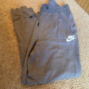 Nike Men's Grey Jogger Sweatpants